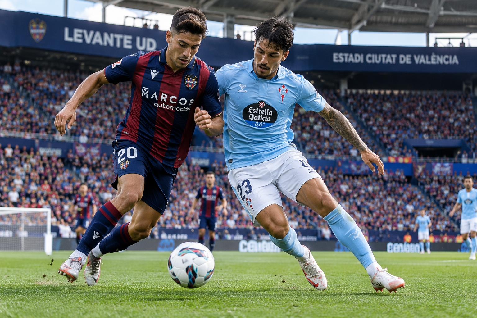 Duel intense à l’Estadi Ciutat de València